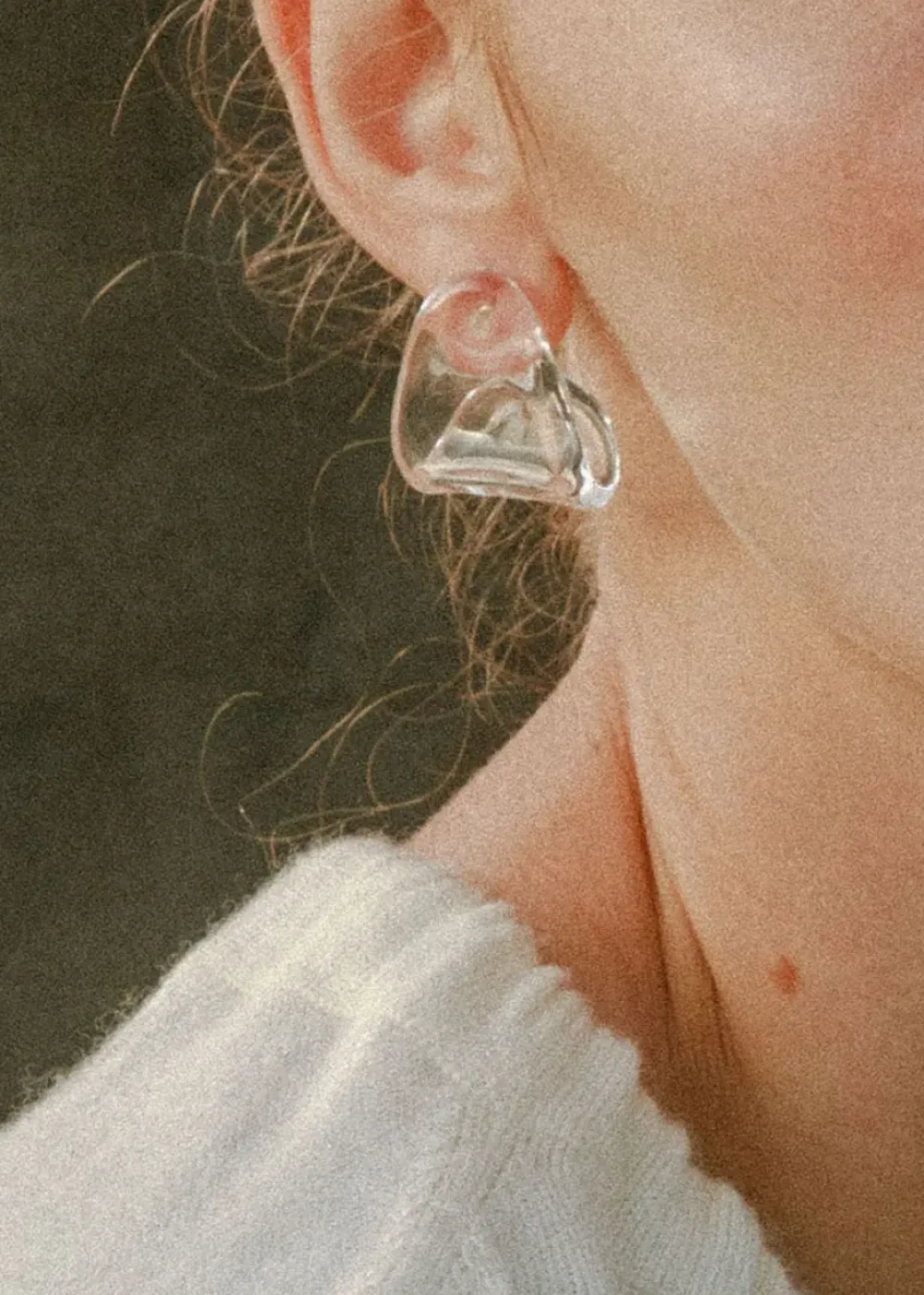 Discount Annika Inez Glossy Fold Over Earrings Handmade Jewelry