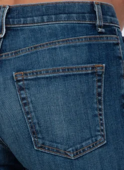 ASKK NY Crop Wide Straight Leg Chevelle Bottoms