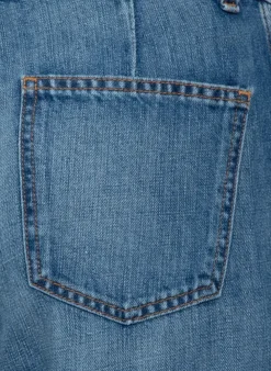 Outlet ASKK NY Light Weight Pleated Trouser Denim Bottoms