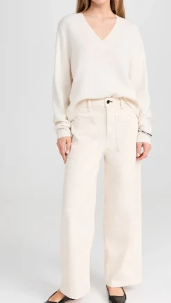 Outlet ASKK Virginia Pant in Bone Bottoms