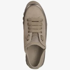 Hot Candice Cooper Janis Low Sneaker Strip Taupe Gold Metallic Shoes