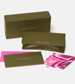 Outlet Carla Colour Lind Sunglasses with Round Frame Accessories
