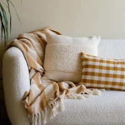 Cruz Pillow in Natural Handmade Beauty | Wellness