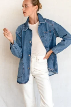 Sale Emerson Fry Cabin Denim Jacket - Classic Stonewash Outerwear