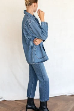 Sale Emerson Fry Cabin Denim Jacket - Classic Stonewash Outerwear