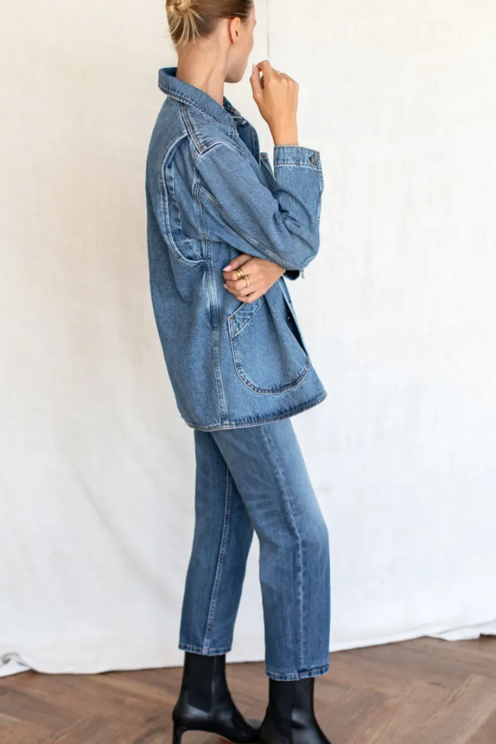 Sale Emerson Fry Cabin Denim Jacket - Classic Stonewash Outerwear