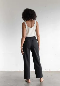 Discount First Rite Narrow Trouser in Black Bottoms