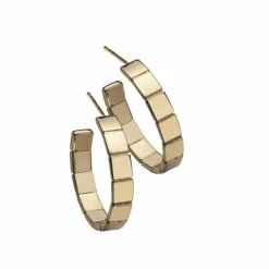 Clearance Jennifer Zeuner Ricki 1" Hoop Earrings Handmade Jewelry