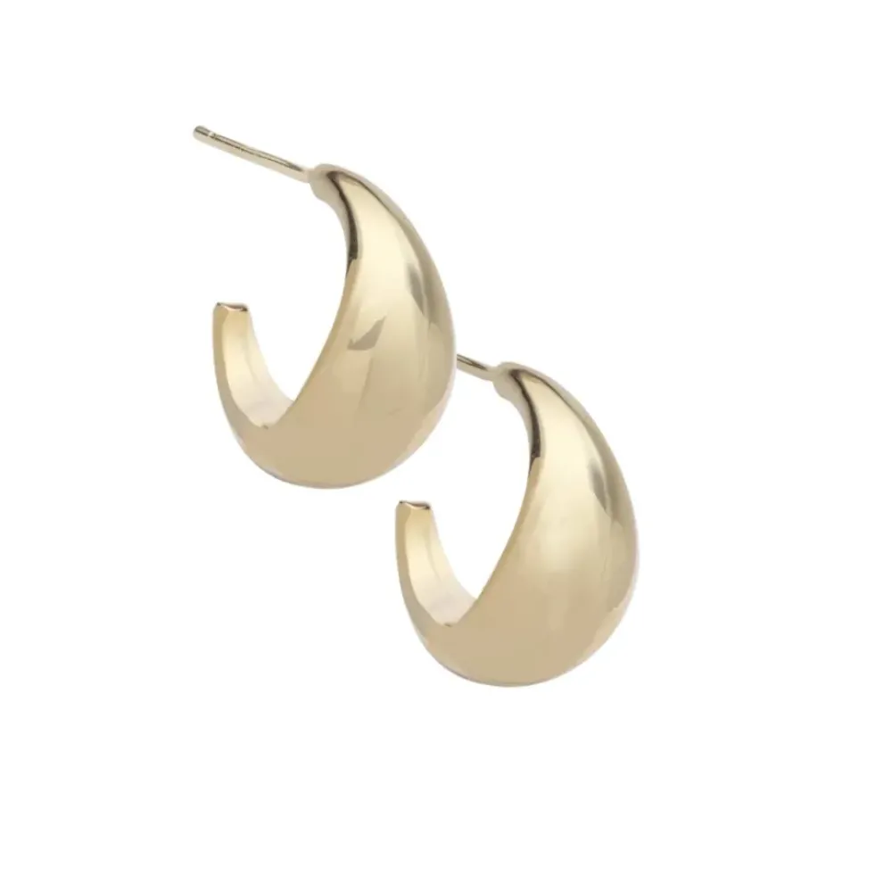 Jennifer Zeuner Shira 1/2" Hoop Earrings Handmade Jewelry