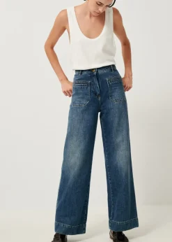 New Johnny O High Rise Denim - Vintage Blue Bottoms