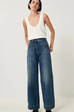 New Johnny O High Rise Denim - Vintage Blue Bottoms
