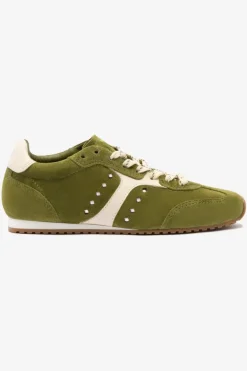 Discount Larroude Stella Sneaker Trainer in Seaweed Shoes