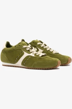 Discount Larroude Stella Sneaker Trainer in Seaweed Shoes