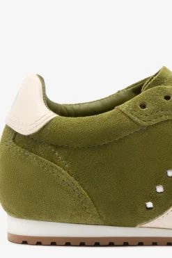 Discount Larroude Stella Sneaker Trainer in Seaweed Shoes