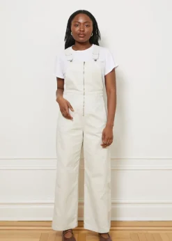 New Loup Madelyn Overalls in Salt Bottoms