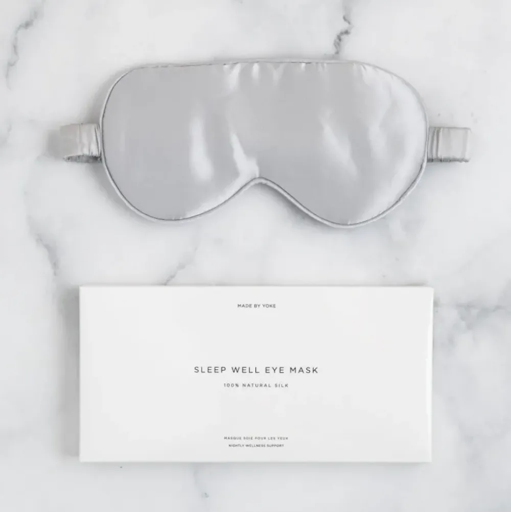 Sale Made by Yoke Silk Sleep Well Eye Masks | Multiple Colors Handmade Beauty | Wellness