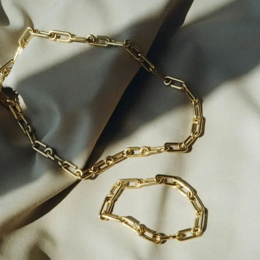 Best Otiumberg Signature Gold Arena Chain Necklace Handmade Jewelry