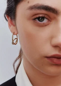 Discount Otiumberg Spiralis Earrings in Gold Vermeil Handmade Jewelry