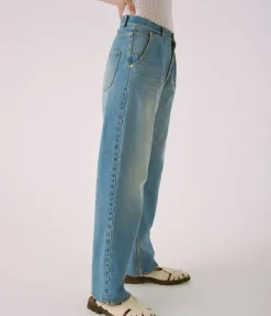 Online Sayaka Davis Tucked Wide Leg Denim Bottoms