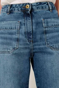 Hot Seakey Denim in Vintage Blue Bottoms