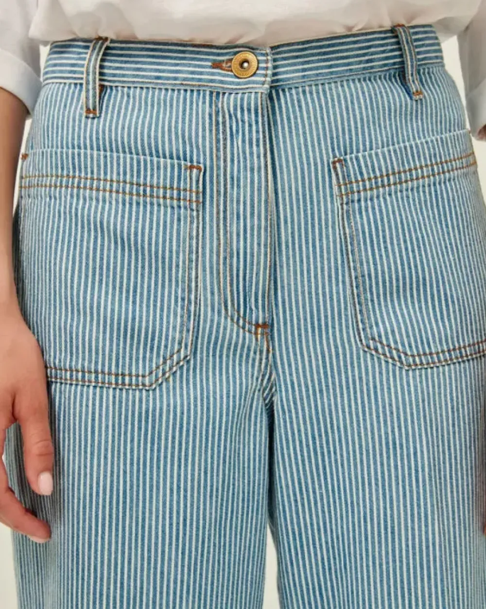 Hot Sessun Aldricks Pants in Coutil Sky Bottoms