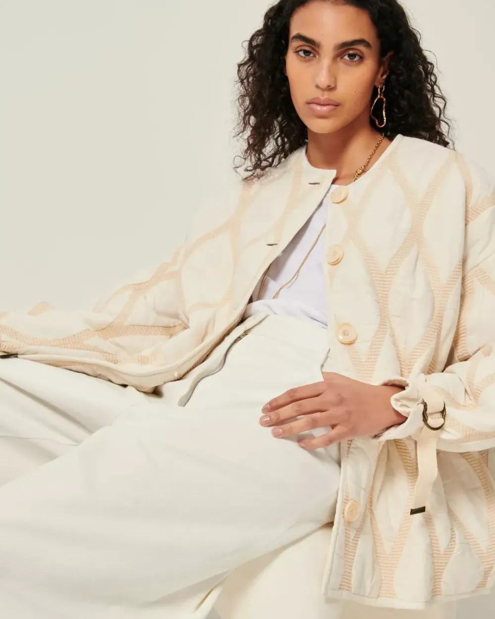 Sessun Artesana Jacket in Fleur De Sel Outerwear
