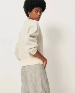 Clearance Sessun Odense Sweater in Milkygres Tops