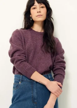 Discount Sessun Silty Sweater Stony Violet Tops