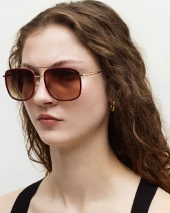 Outlet Shop Machete Amelia Sunglasses in Black Accessories