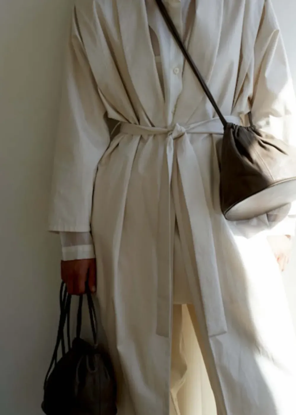 Online Soft Structure Bucket Bag - Earth Accessories