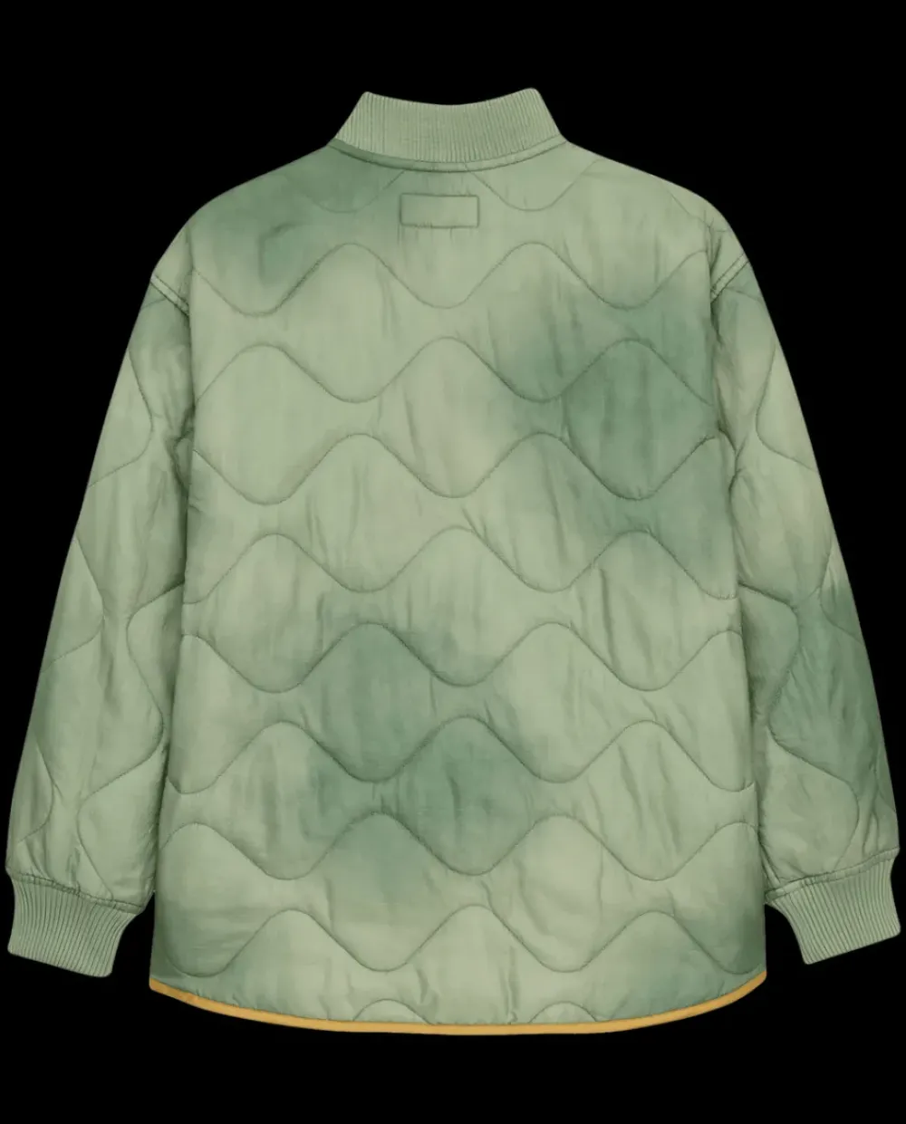 Hot The Great Quilted Liner Jacket Mottled Green Outerwear