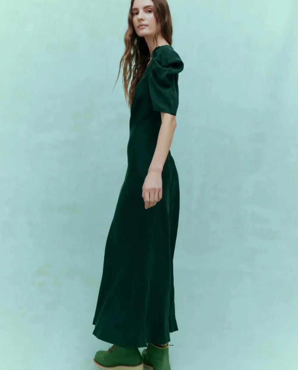 Outlet The Great The Century Dress in Winterpine Dresses