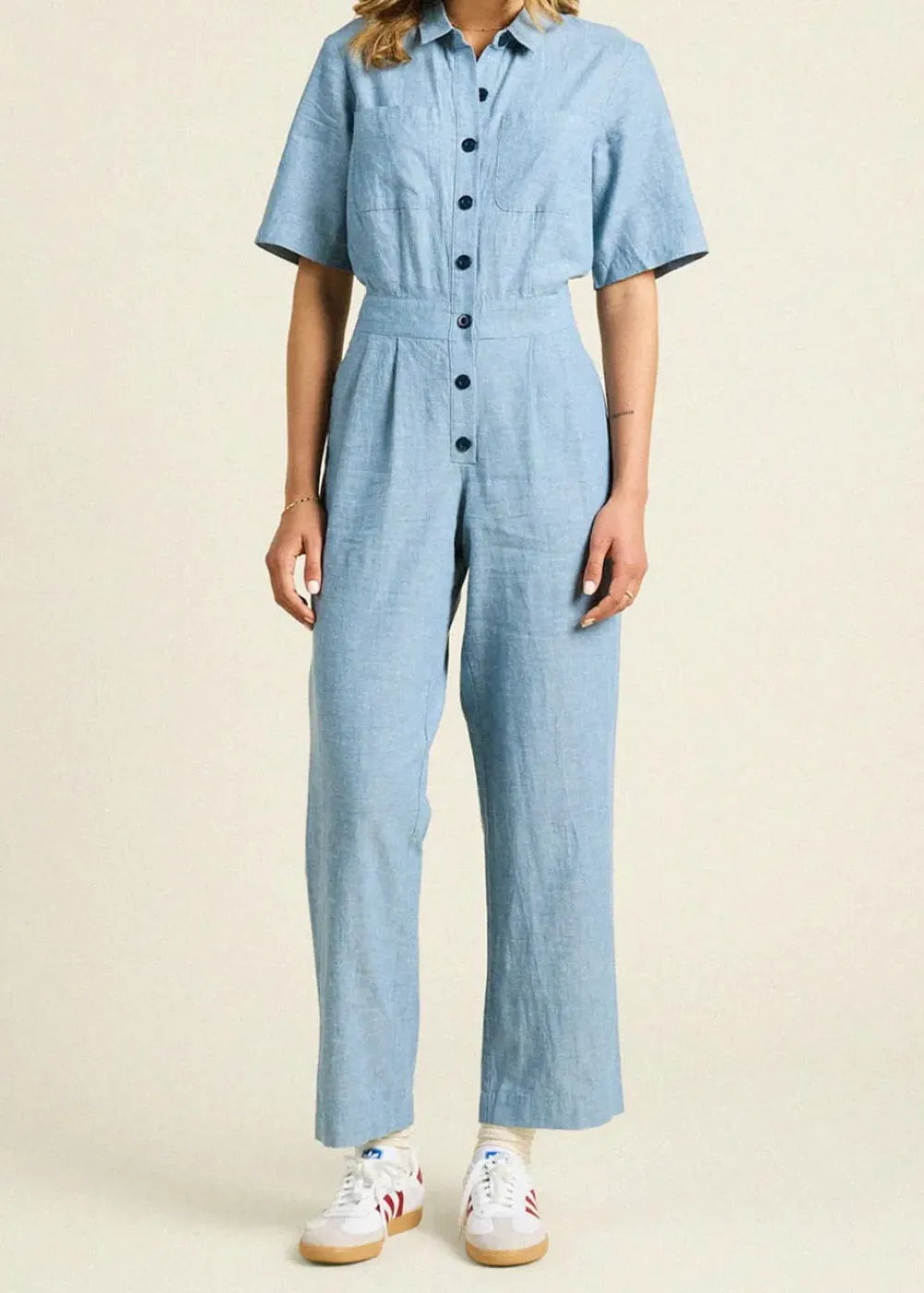 Best Trovata Audra Jumpsuit in Vintage Indigo Bottoms