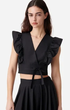 New Vanessa Bruno Aya Blouse in Black Tops