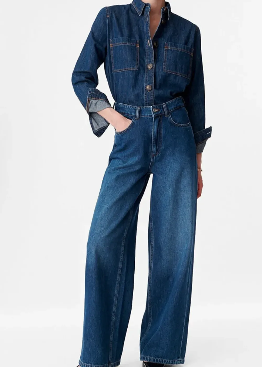 Hot Vanessa Bruno Bilbao Denim Jeans Bottoms