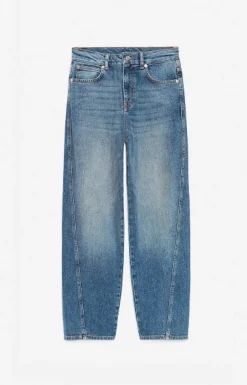 Vanessa Bruno Caleb Denim Jeans in Bleu Gris Bottoms
