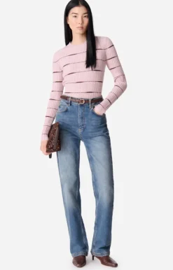 Hot Vanessa Bruno Elodie Knit Sweater Lavender Tops