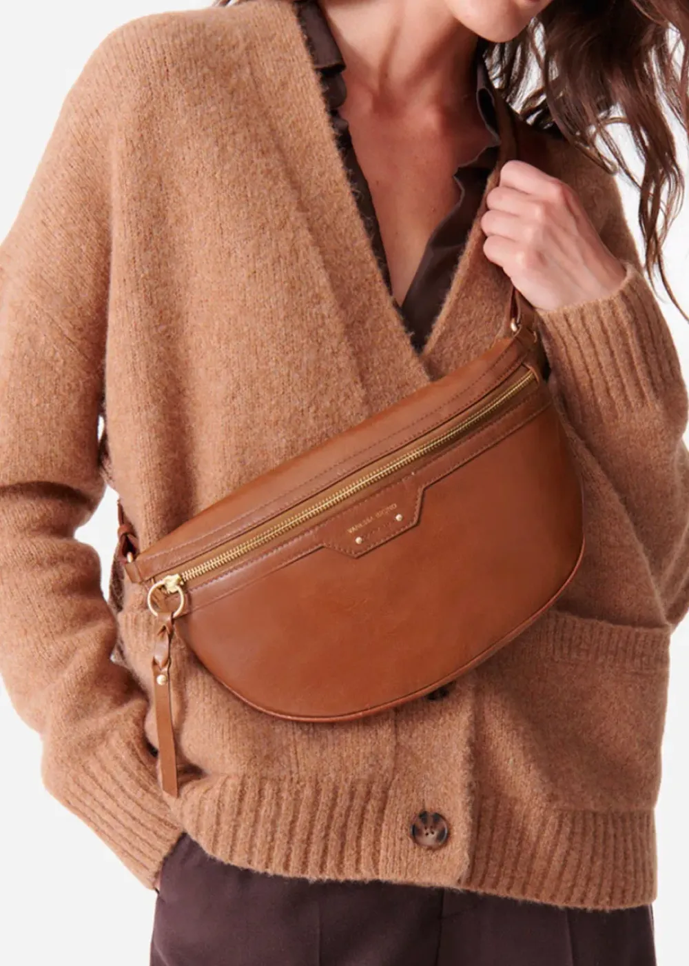 Clearance Vanessa Bruno Sac Banane in Havana Accessories