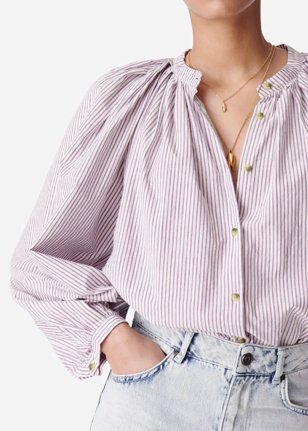 Clearance Vanessa Bruno Sol Button Down shirt in Mure Tops